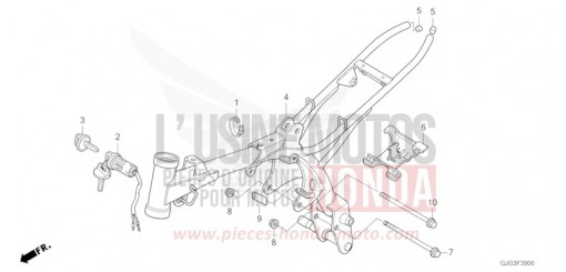 CARROSSERIE DE CHASSIS CRF50FP de 2023